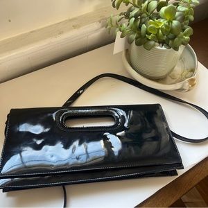 MINICCI Ladies Purse, Evening Bag Over Shoulder w/Adjustable Strap. shiny.